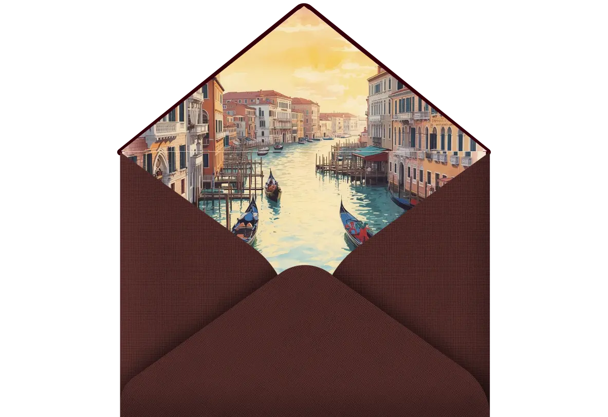 An image of a wedding envelope