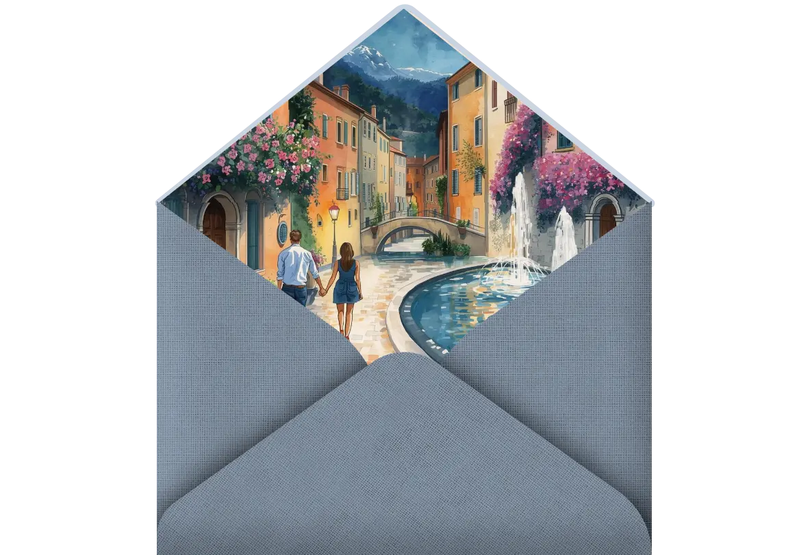 An image of a wedding envelope